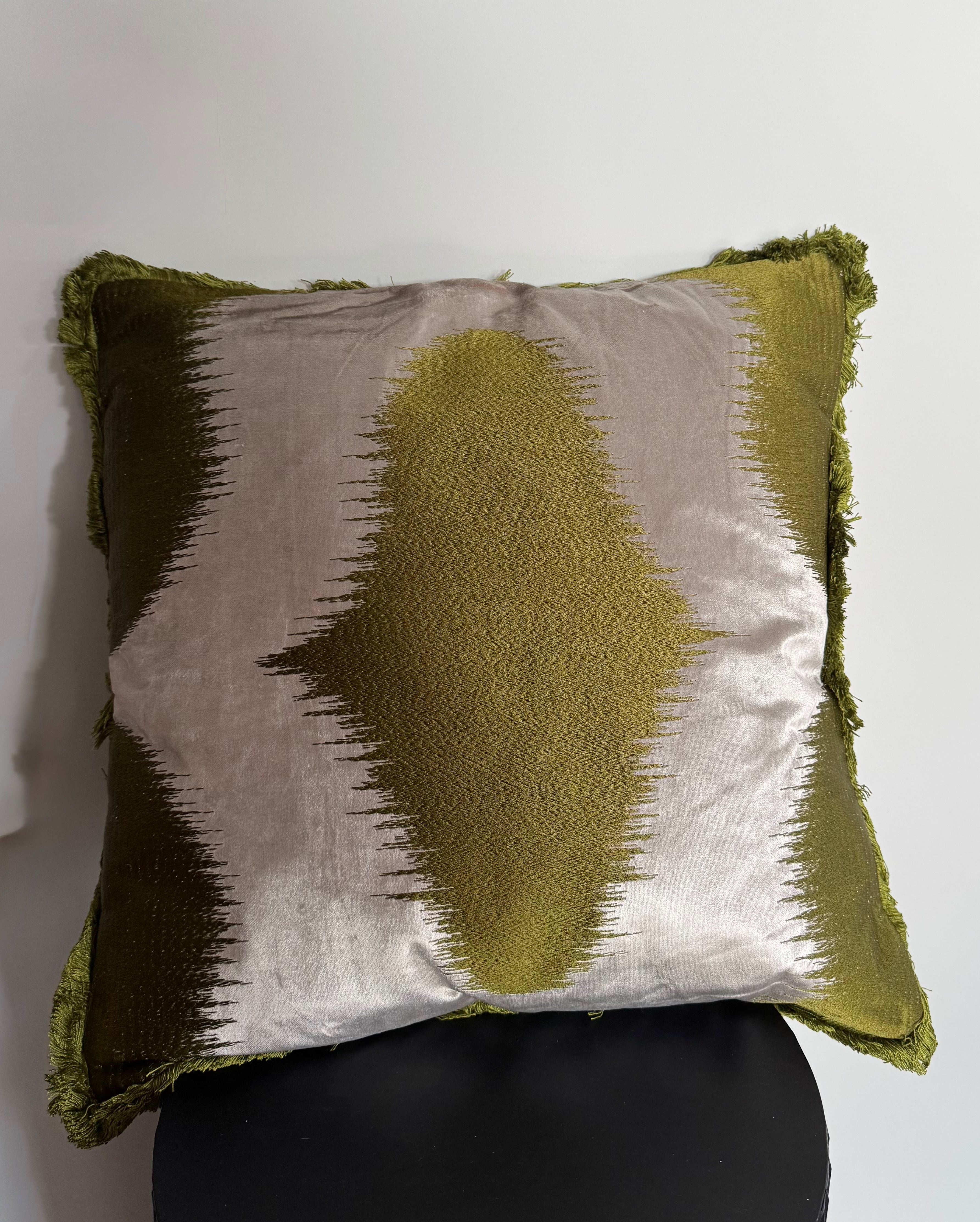 olijfgroen kussen luxe hotel chique