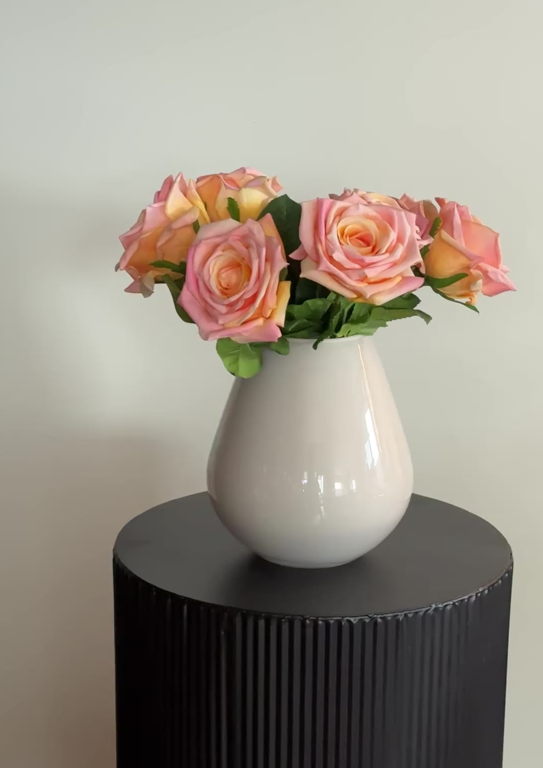 Real touch rozen boeket + vaas