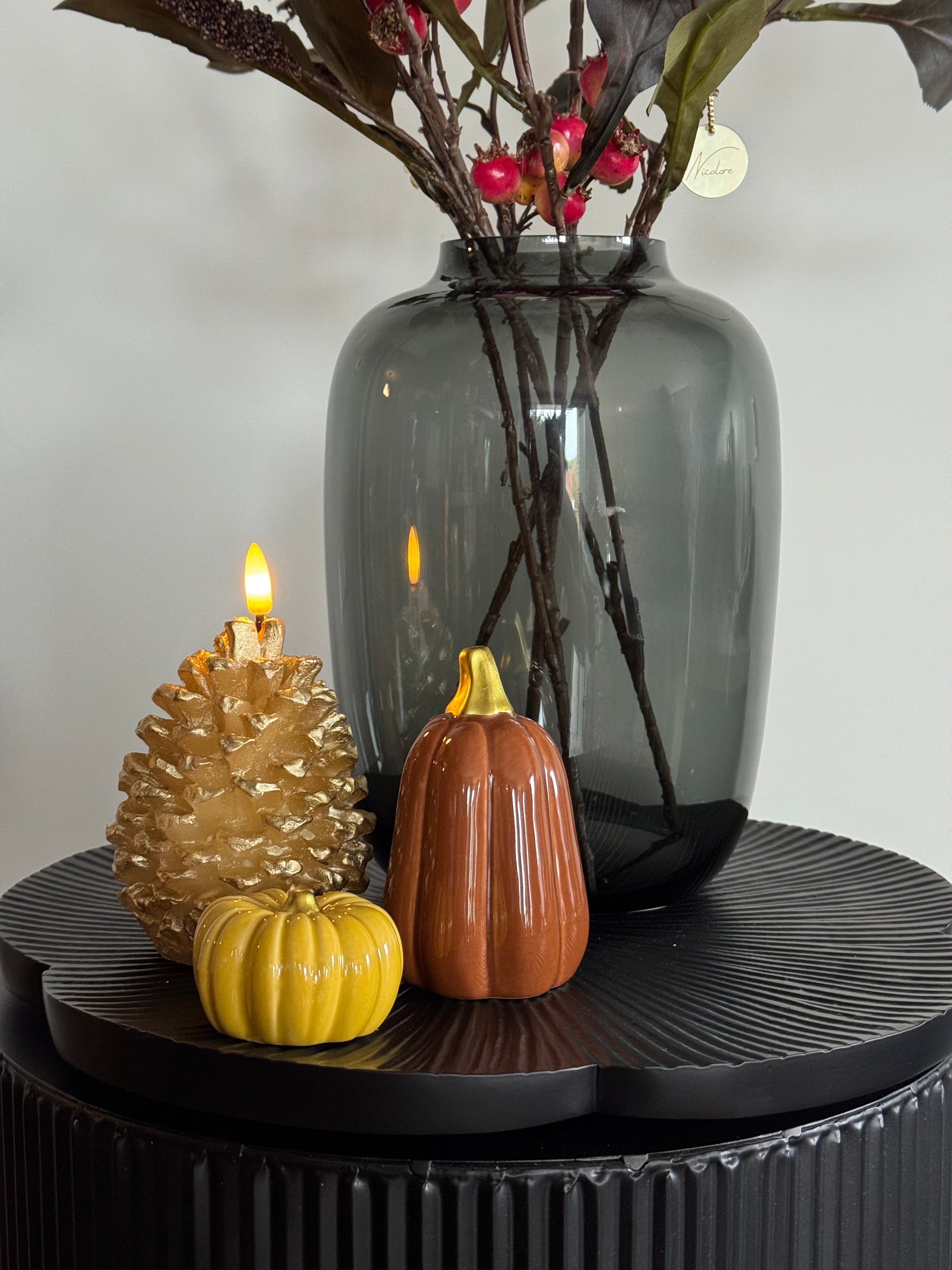 Tafel decoratie set herfst close up