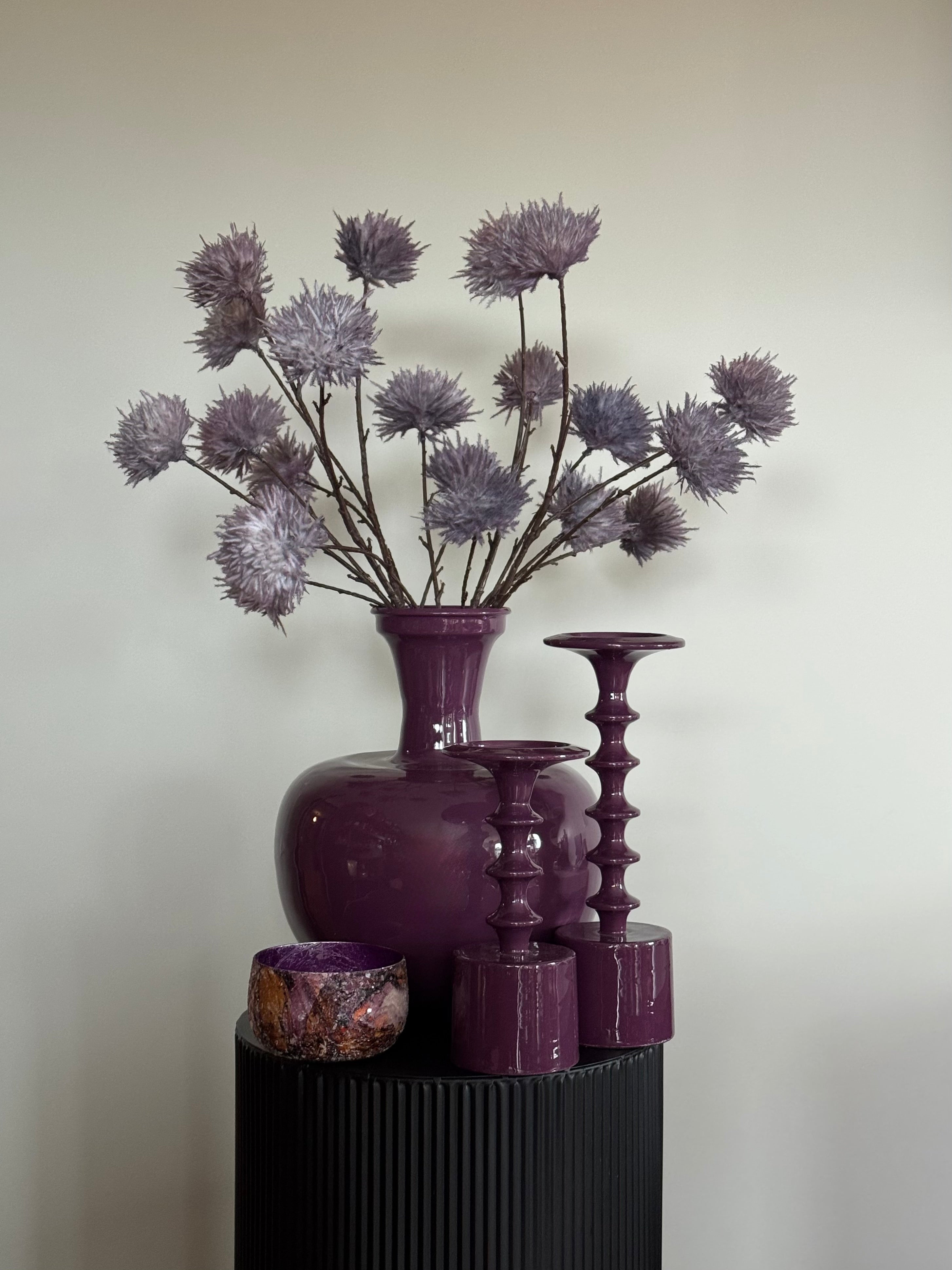 woonkamer decoratie set paars