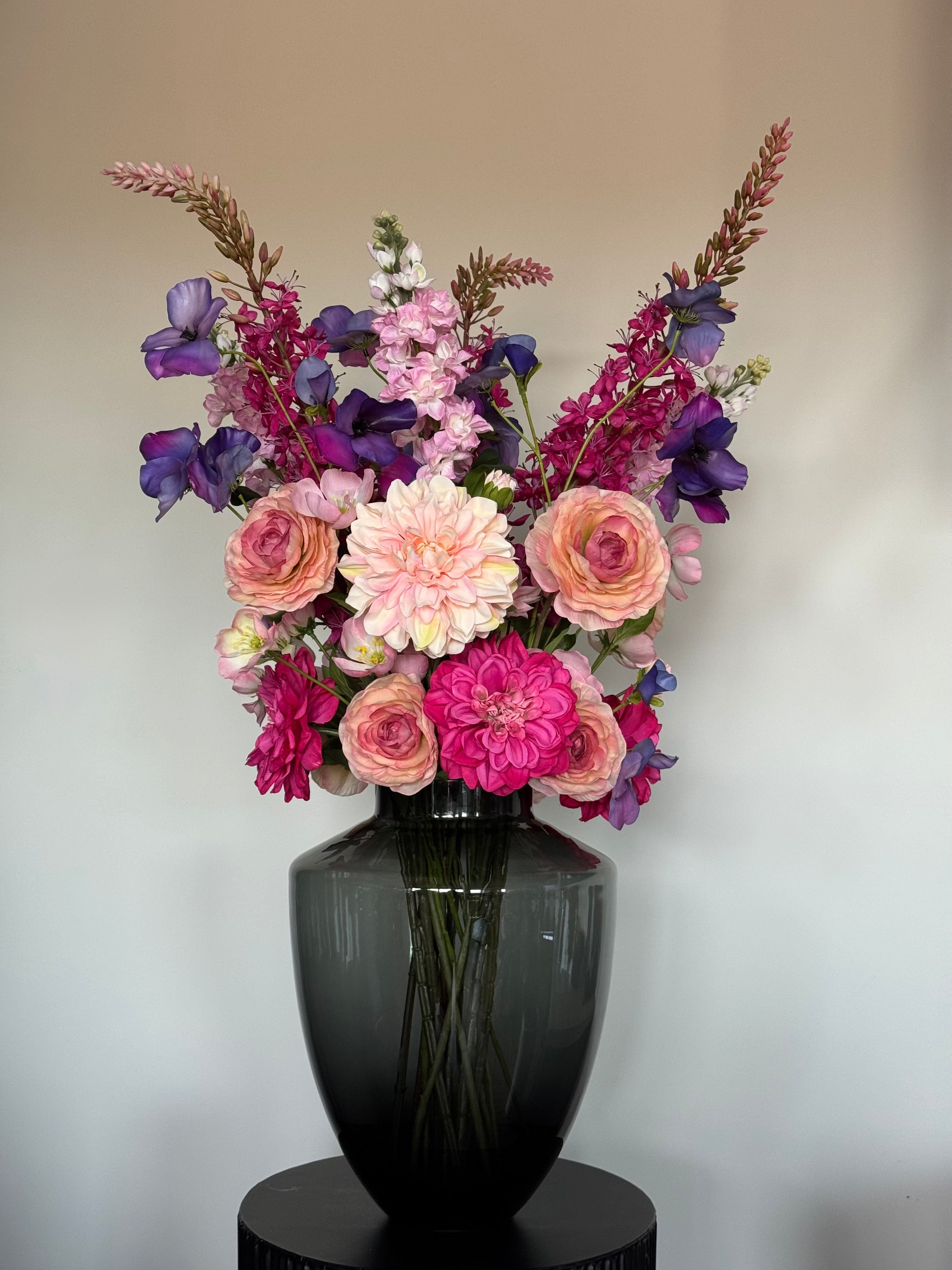 Zijden boeket - Pink Symphony