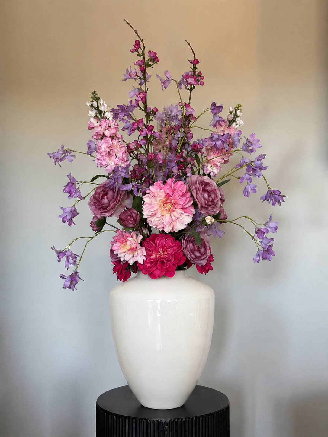 Zijden boeket - Purple Symphony