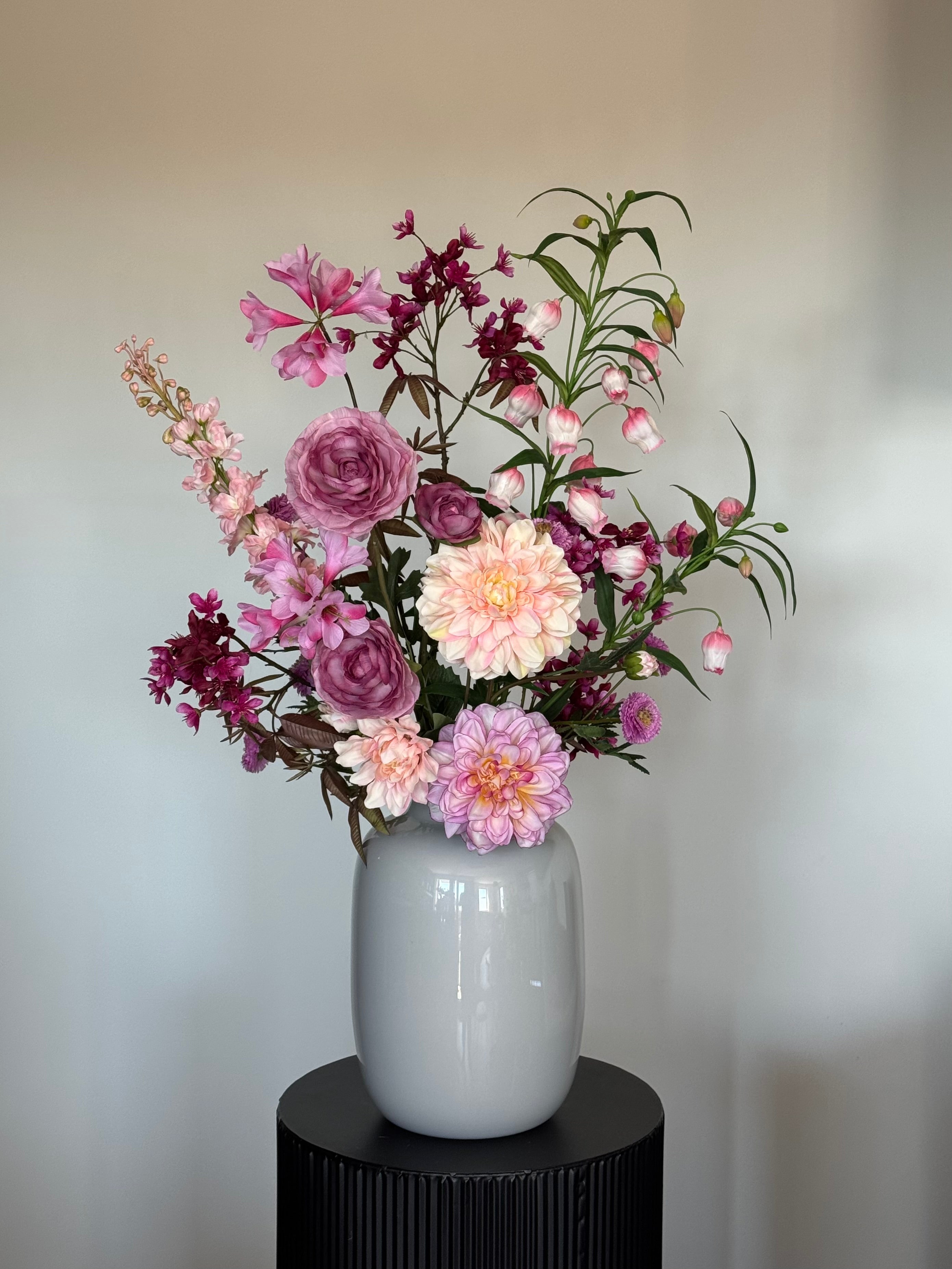 Zijden boeket Pink Passion