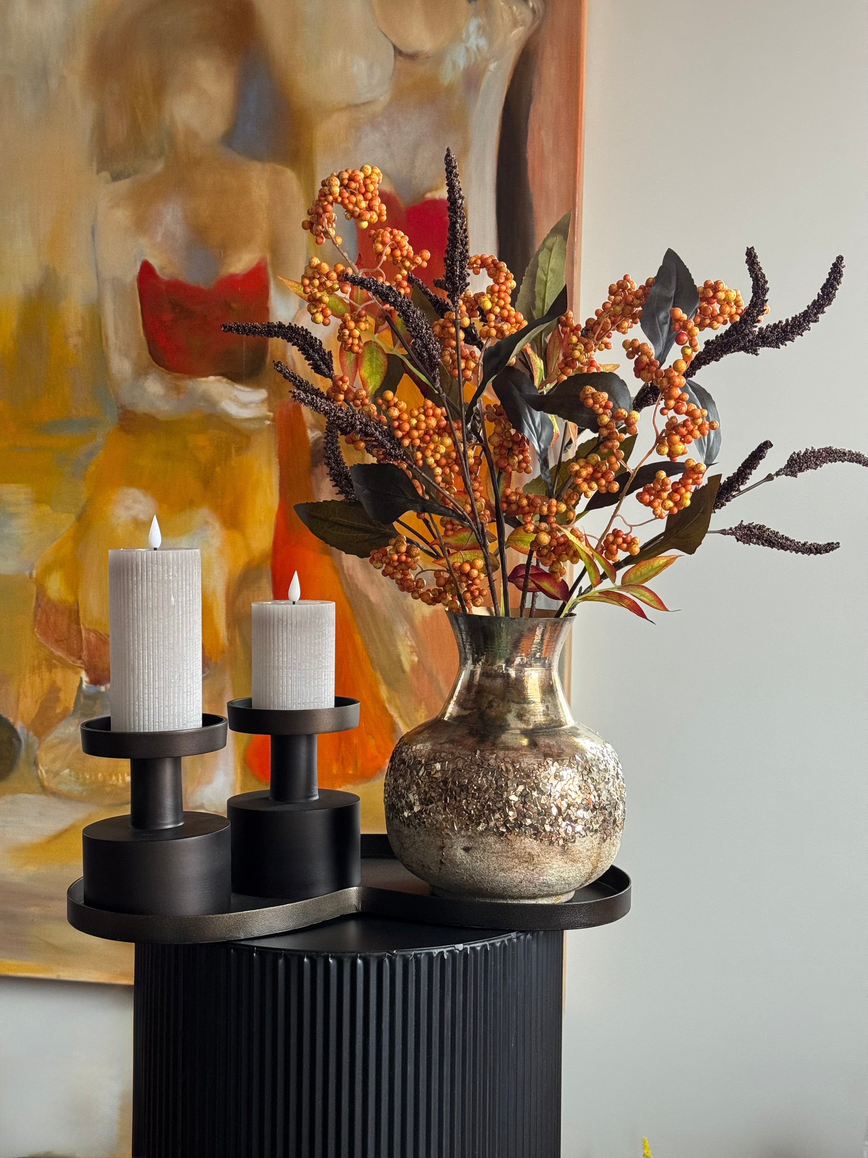 Hotel chique tafel decoratie set brons