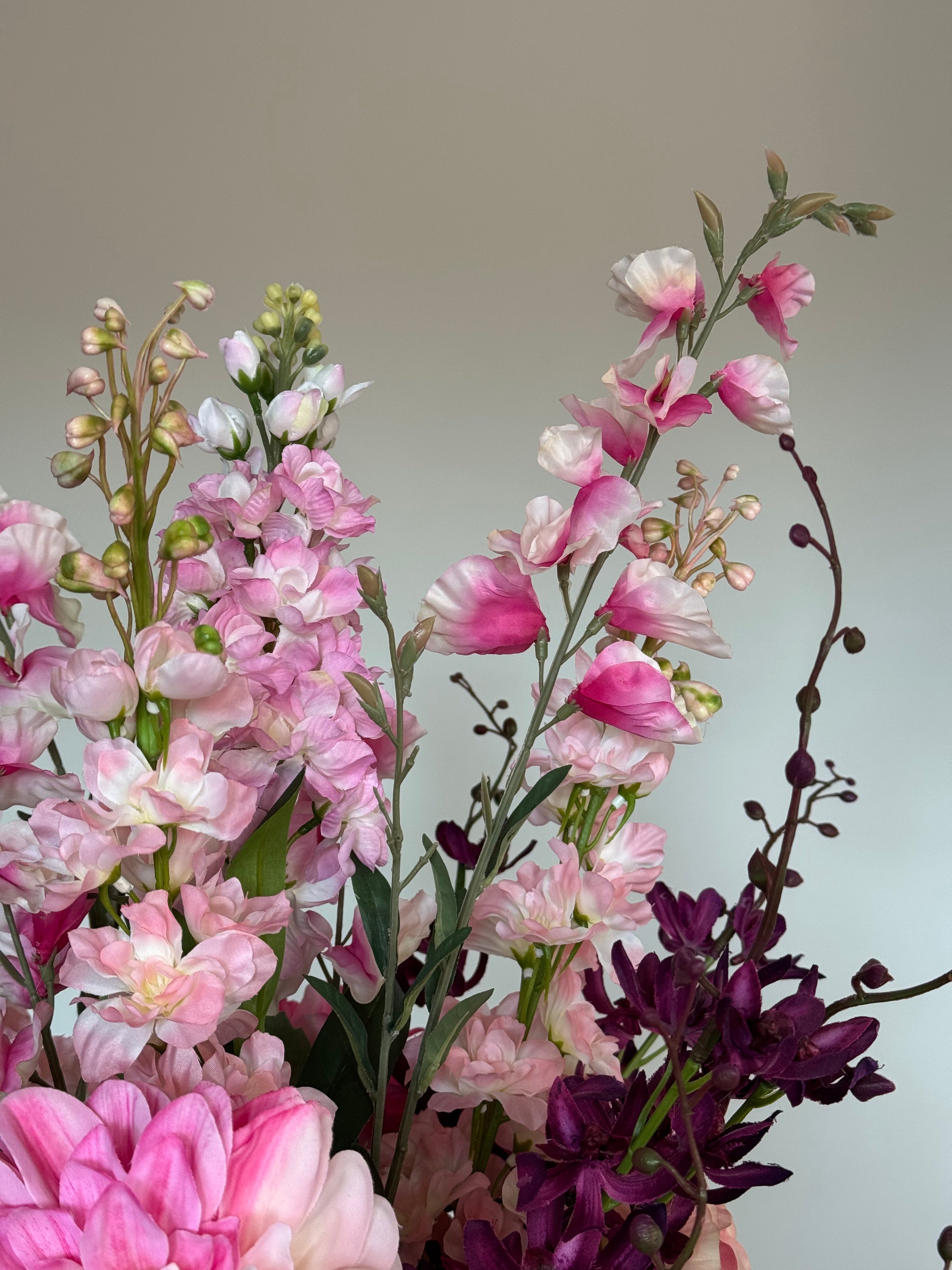 Zijden boeket - Pink Dream