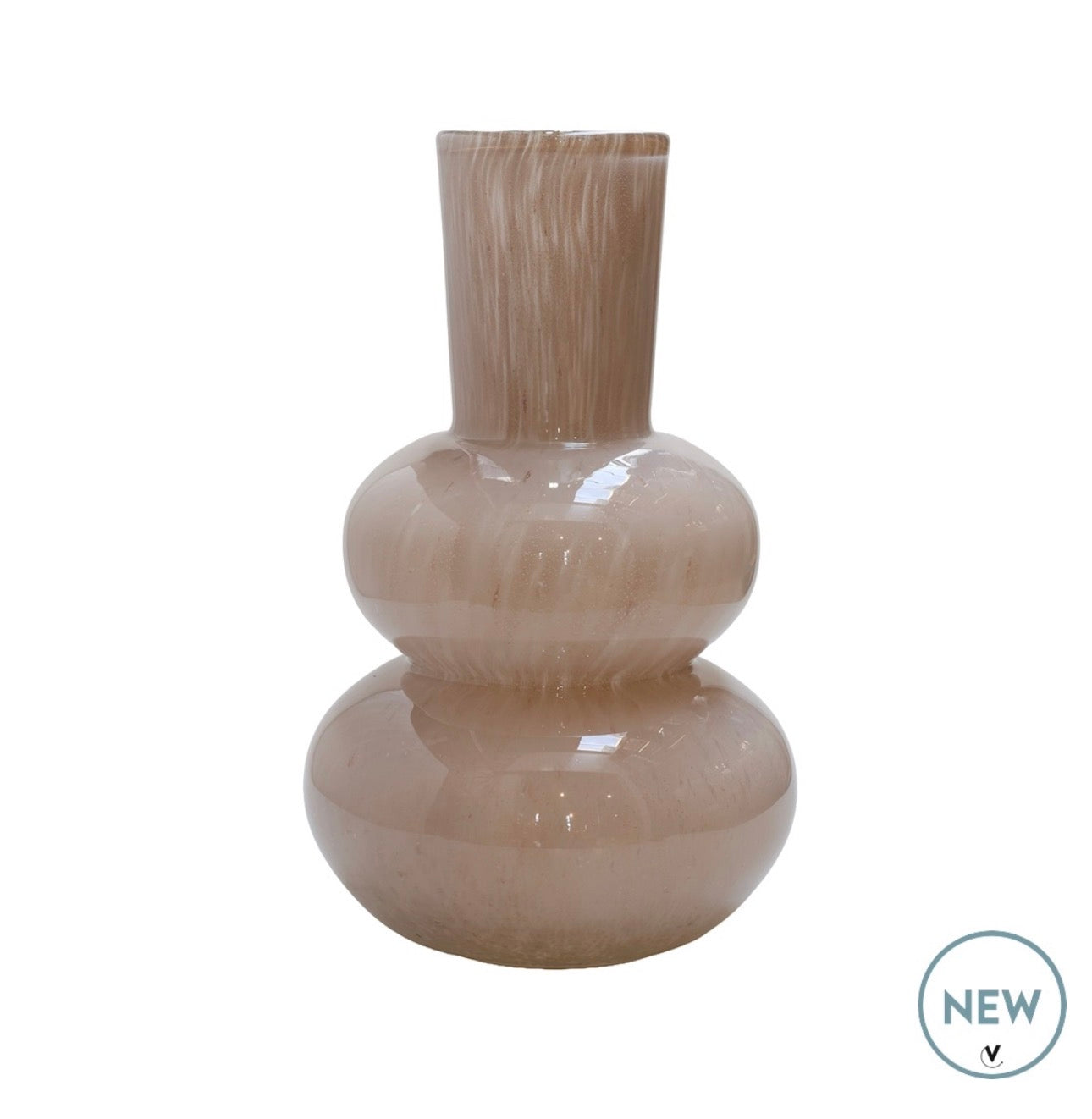 Grote ivory vaas voor japandi stijl interieur