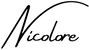 Nicolore logo zwart transparant