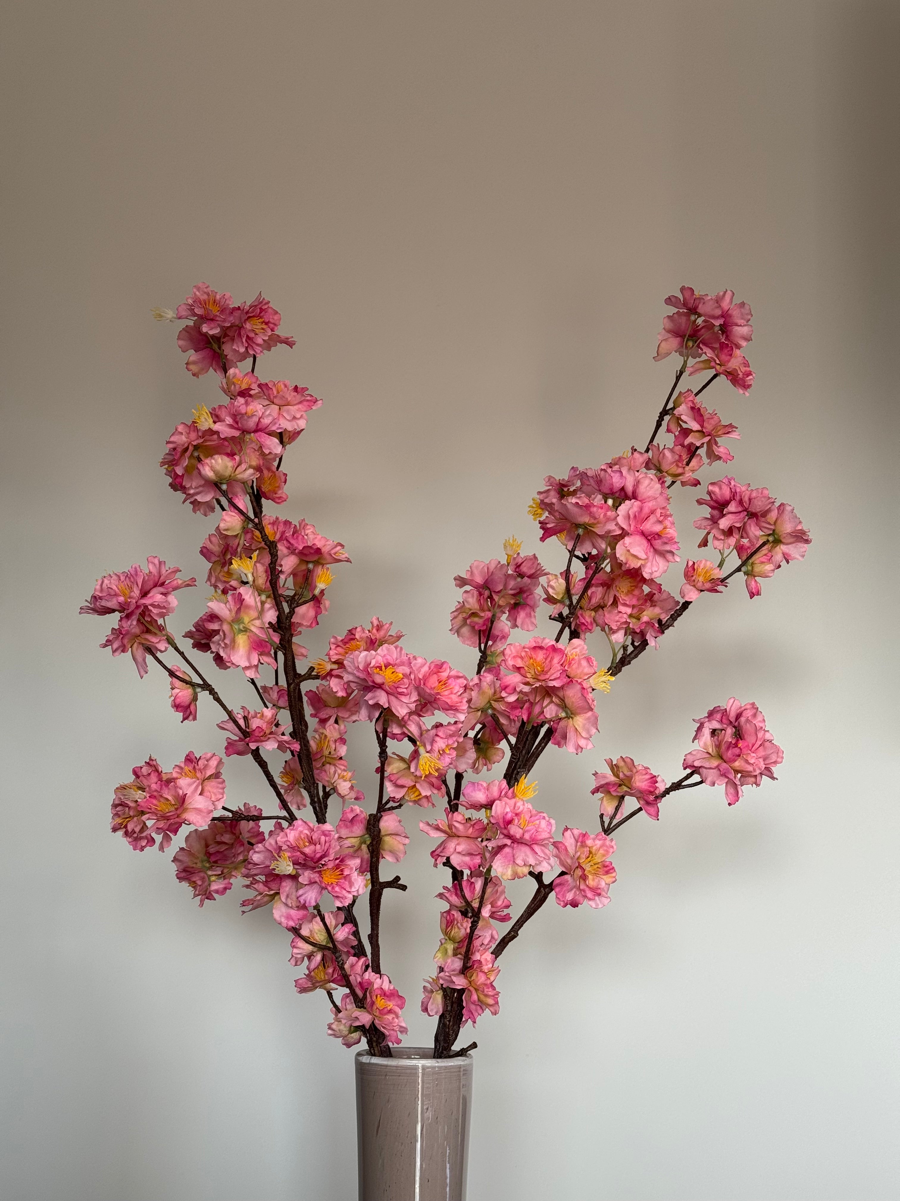 bloesemtakken kunstbloesems fel roze