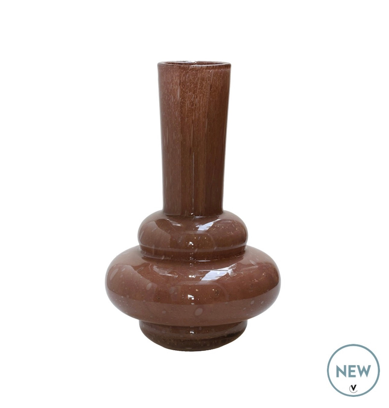 donkere vaas voor zijden boeket