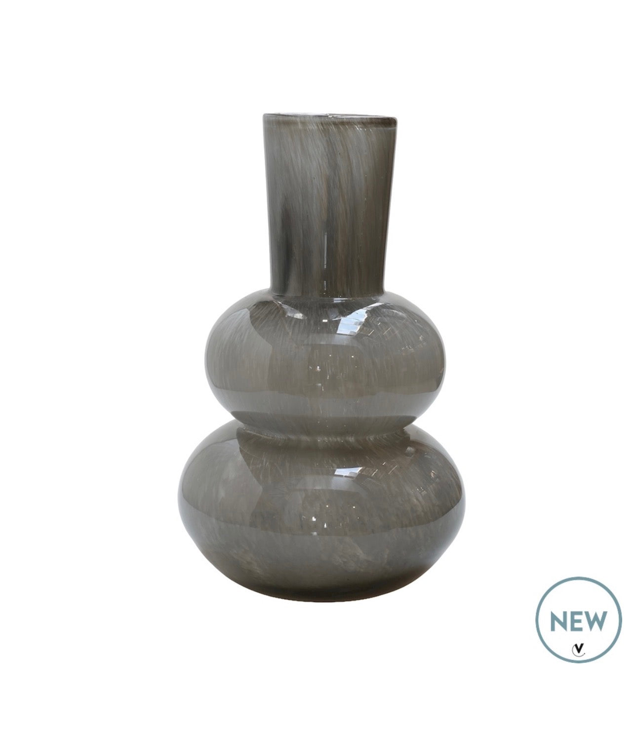 grote grijze lindi vaas van vase The World voor kunstbloemen zijden bloemen