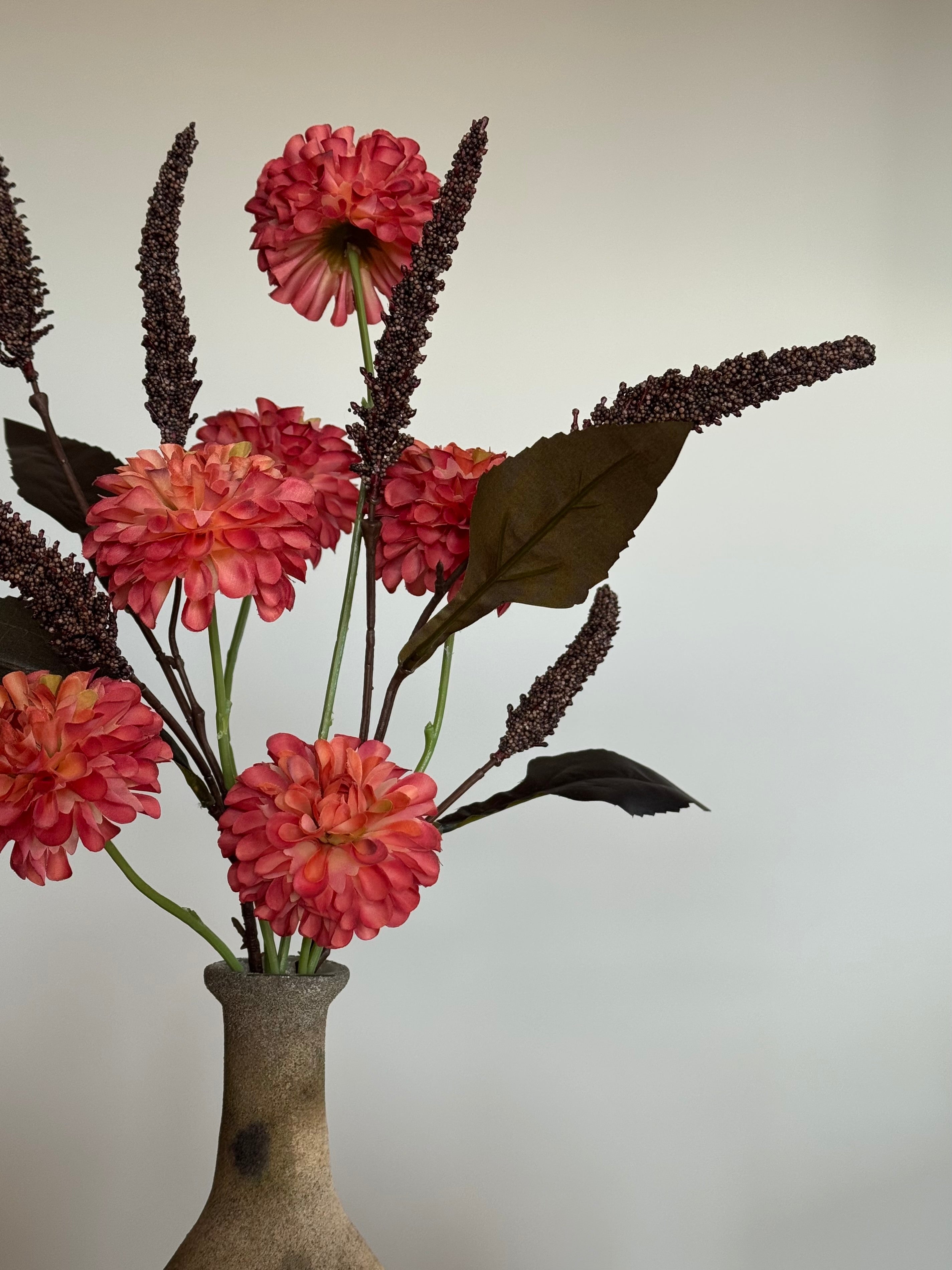 herfst decoratie kunsttakken close up