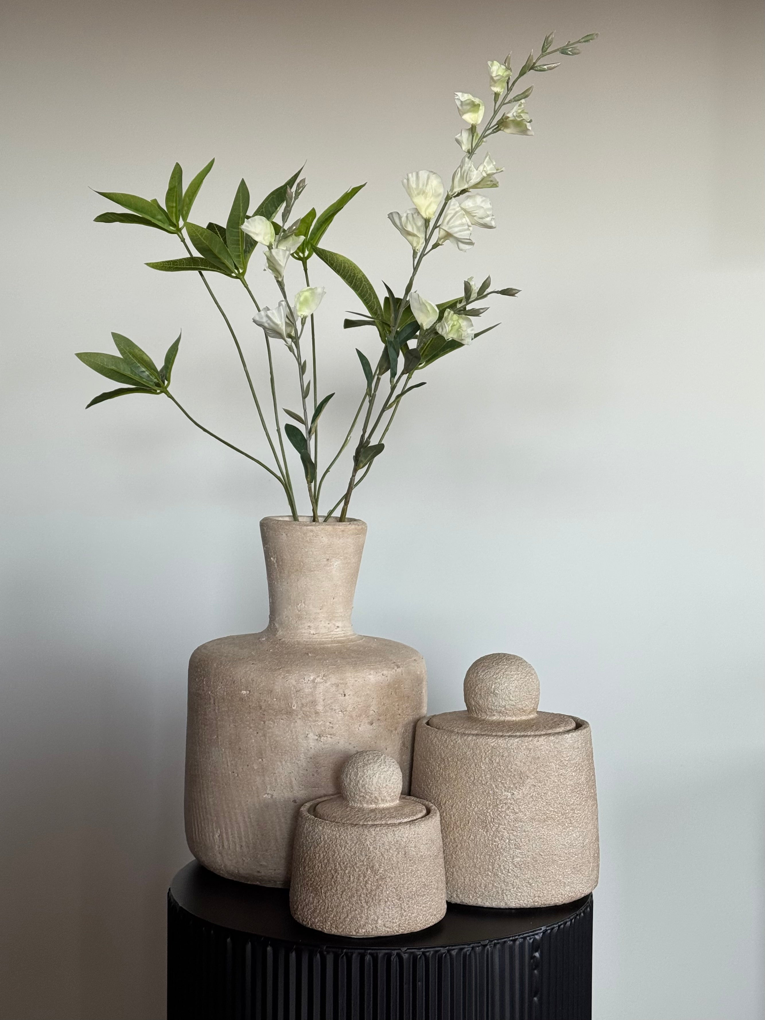 japandi set groot met 2 potten