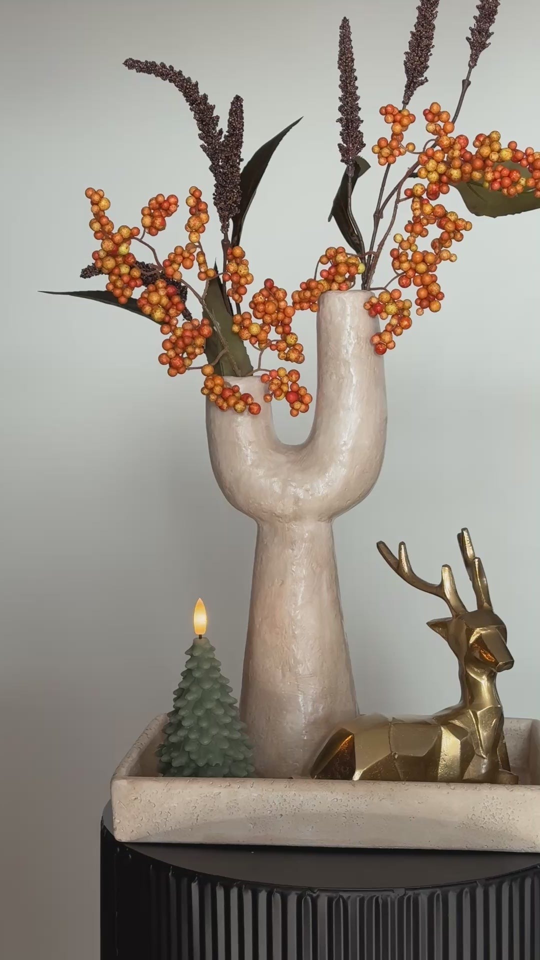 Tafeldecoratie set goud/beige/oranje