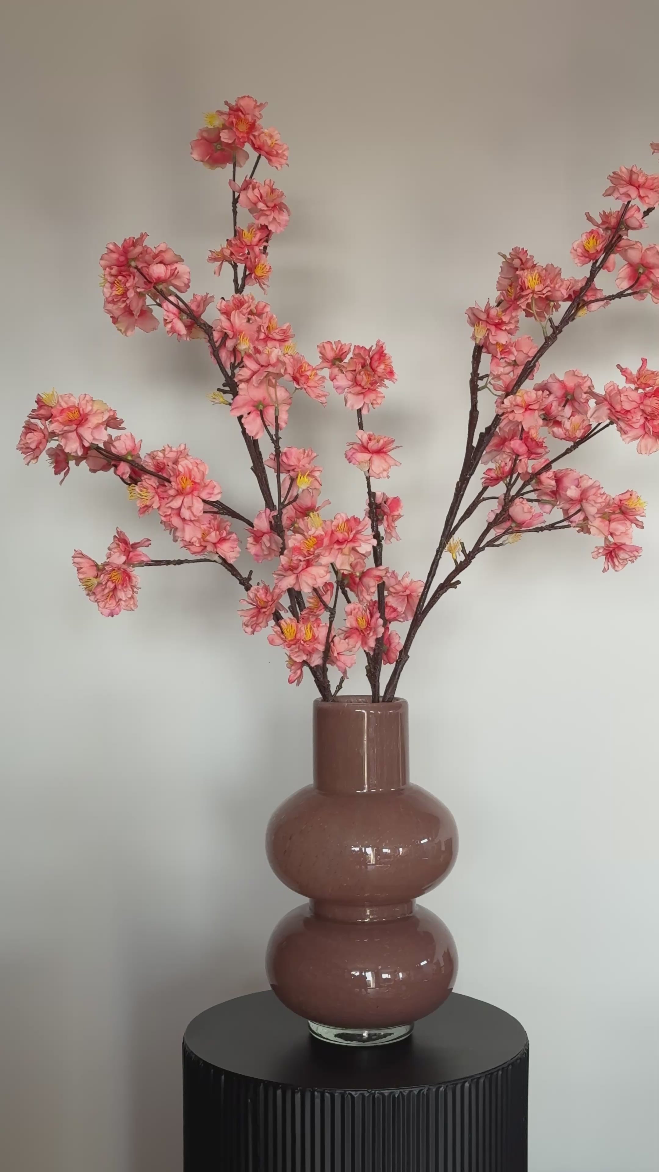 Zijden bloesem boeket, peach grote bloesem takken, op=op