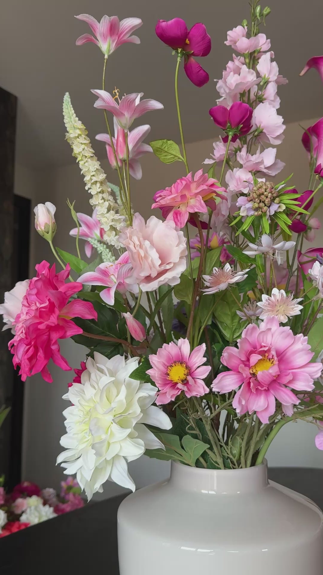 Zijden boeket Daisy