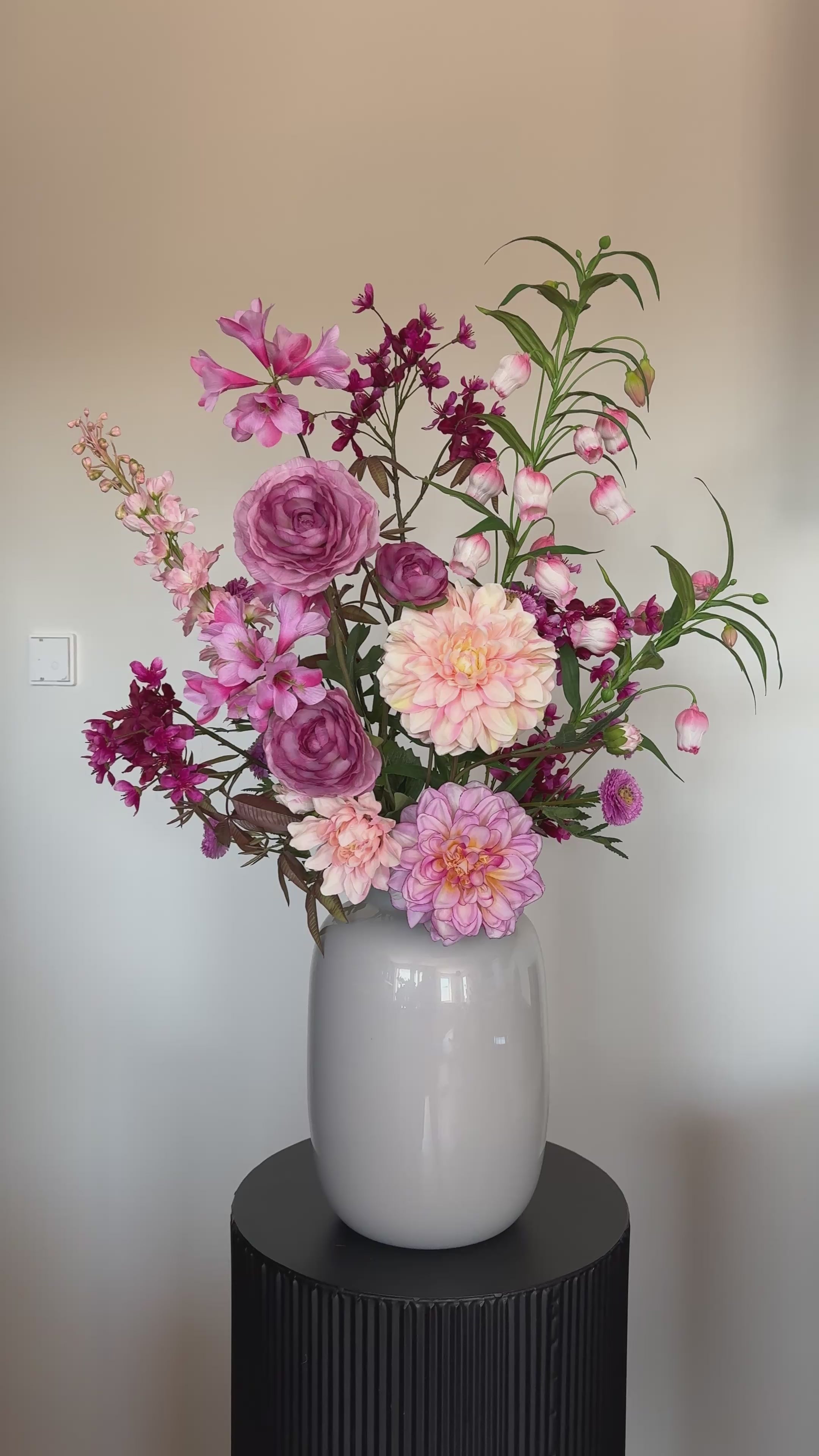 Zijden boeket Pink Passion