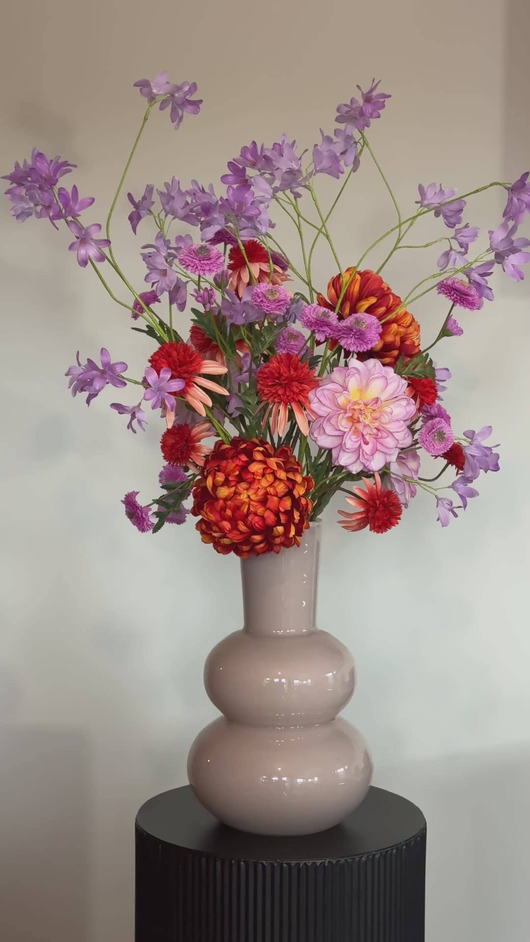 Zijden boeket - Warm Elegance