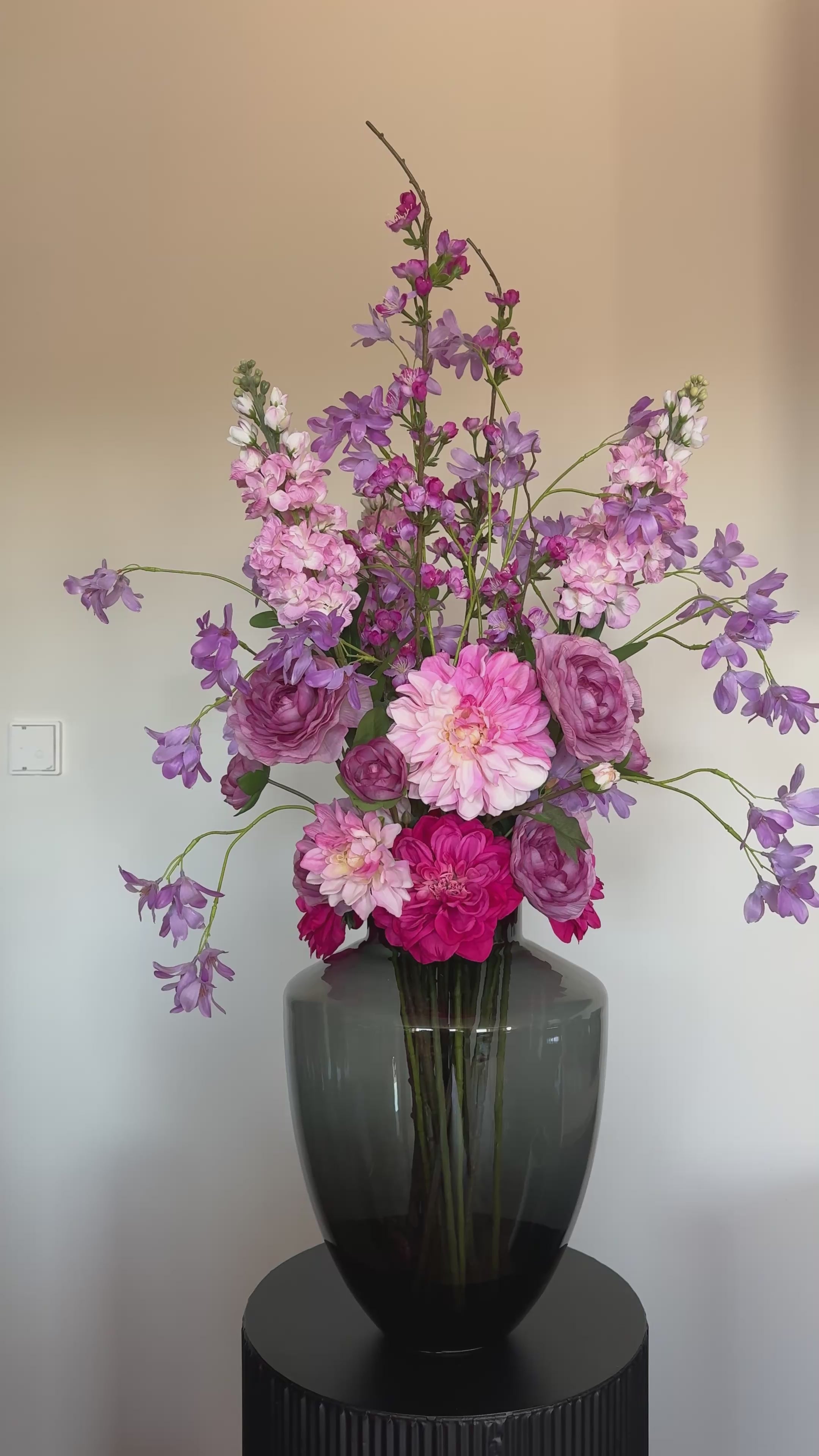Zijden boeket - Purple Symphony