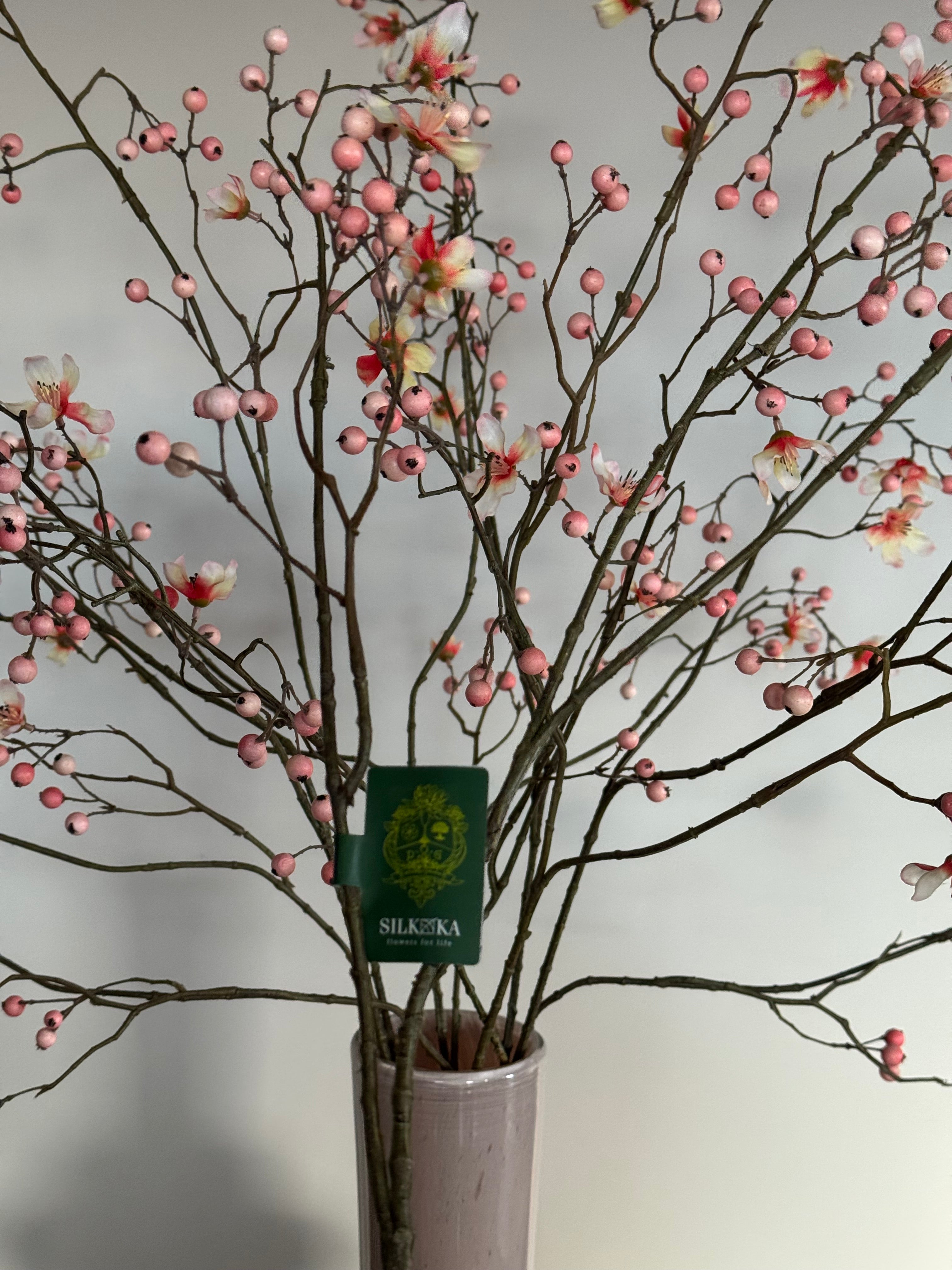 silk ka bessentakken roze boeket 2