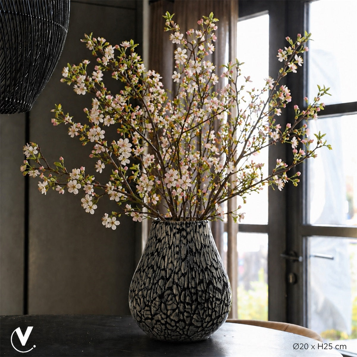 Tasman marble - limited edition - mondgeblazen vaas