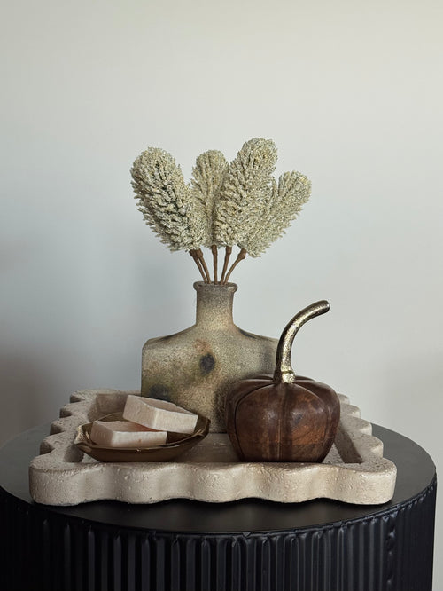 vierkante beige tafelset home decoratie