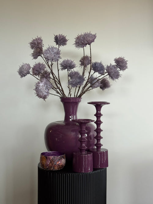 woonkamer decoratie set paars