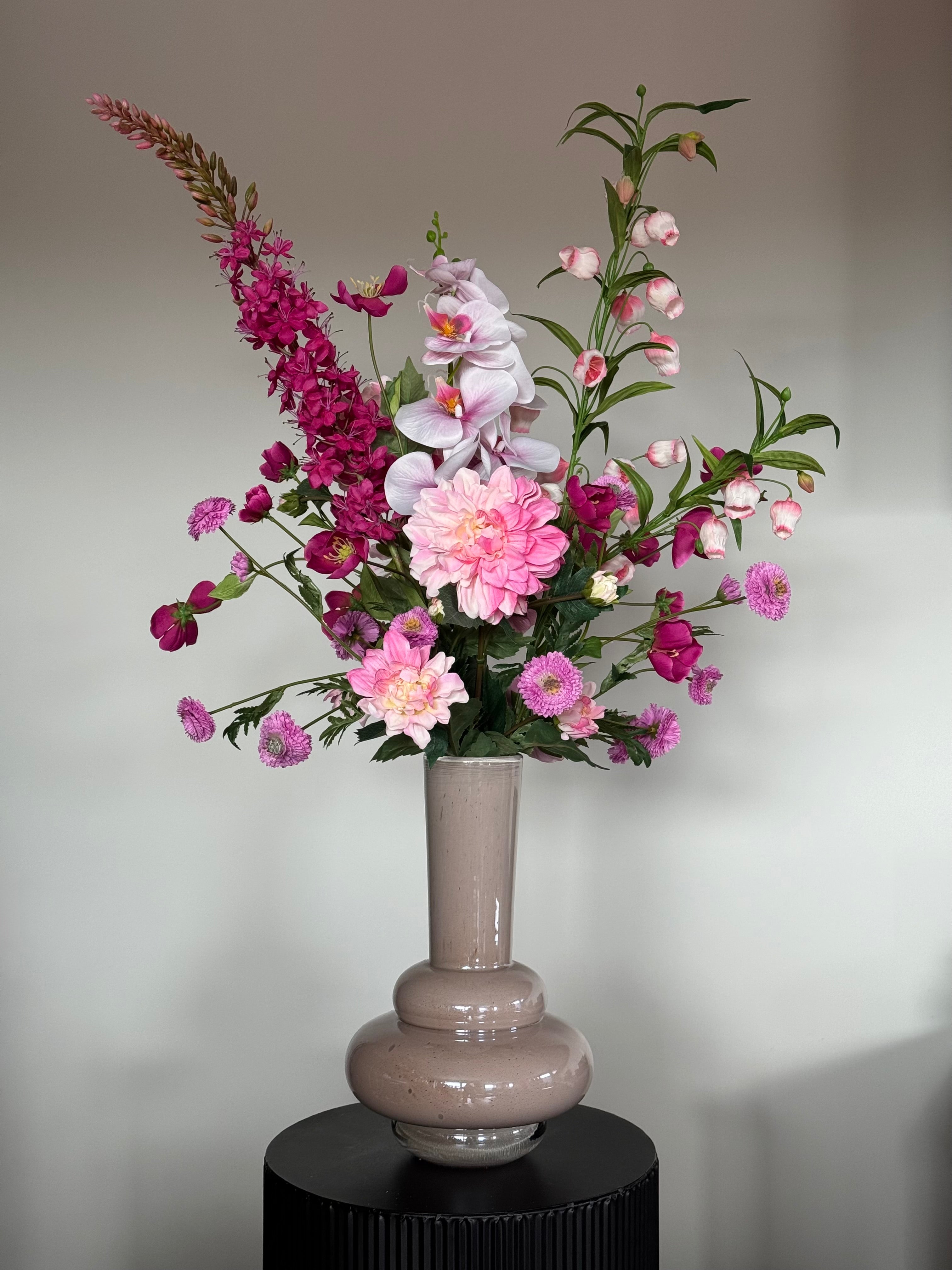 zijden bloemen boeket roze ranonkel kunstbloemen boeket silk ka